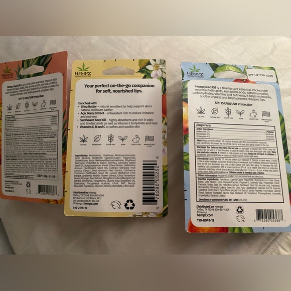 Hempz Herbal Lip Balm FULL SIZE! NEW! - Picture 3 of 5